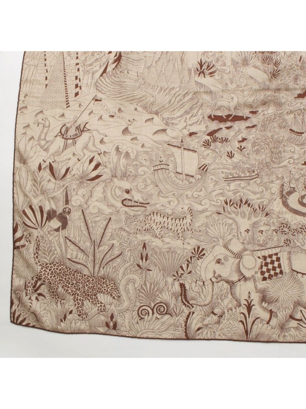 Hermes Carre Geant Cashmere Silk All Over Print Cosmographia Universalis Space - Picture 4 of 10